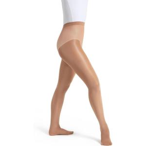 imageCapezio girls Girls Ultra Shimmery Footed TightsSuntan