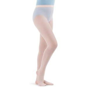 imageCapezio girls Hold ampamp Stretch Footed TightBallet Pink