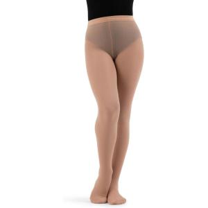 imageCapezio girls Hold ampamp Stretch Footed TightLight Suntan