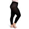imageCapezio womens Footless Tight W Self Knit Waist BandBlack