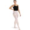 imageCapezio womens Mesh Transition Tight WMock SeamBallet Pink