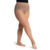imageCapezio womens Ultra Soft Self Knit Waistband Stirrup TightTightLight Suntan