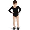 imageCapezio Girls Team Basics Long Sleeve LeotardBlack