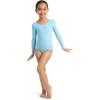 imageCapezio Girls Team Basics Long Sleeve LeotardLight Blue