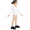 imageCapezio Girls Team Basics Long Sleeve LeotardWhite
