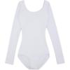 imageCapezio Girls Team Basics Long Sleeve LeotardWhite