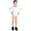 imageCapezio Girls Team Basics Long Sleeve LeotardWhite