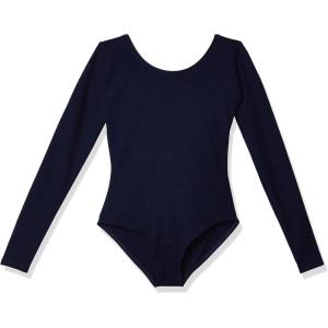 imageCapezio Girls Team Basics Long Sleeve LeotardNavy