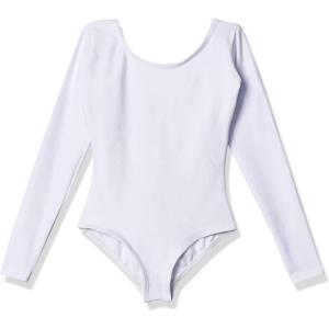 imageCapezio Girls Team Basics Long Sleeve LeotardWhite
