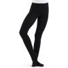 image:imageCapezio Little Girls Ultra Soft Self Knit Waistband Footed TightBlack