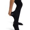 image:imageCapezio Little Girls Ultra Soft Self Knit Waistband Footed TightBlack