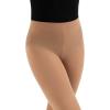 image:imageCapezio Little Girls Ultra Soft Self Knit Waistband Footed TightLight Tan