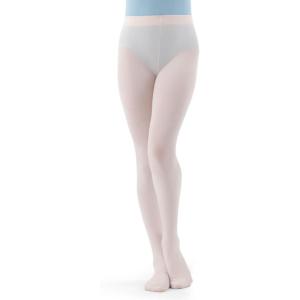 image:imageCapezio Little Girls Ultra Soft Self Knit Waistband Footed TightLight Pink